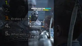 Ranking Everytime Kratos Got Angry At Atreus #godofwar #kratos #godofwarragnarok #ragnarok #gow