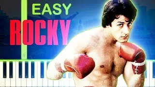 ROCKY THEME - EASY Piano Tutorial
