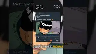 When might guy save naruto from enemy 💪⚡
