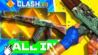 %0.01 AK-47 FIRE SERPENT Unboxing On Clash.gg!!!