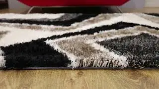 Hand Tufted Shag Polyester 5'x8' Area Rug Contemporary Multicolor K00075
