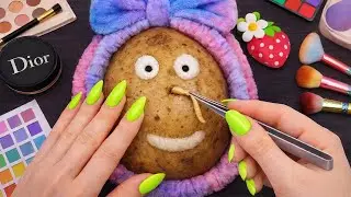 ASMR Satisfying on Potato