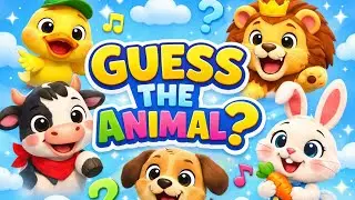  Guess the Animal 🐶🐮 | Fun Animal Riddles for Kids | Learn Animals sounds