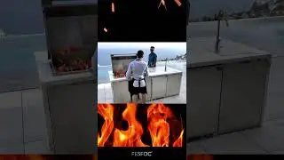 Discover 2025&rsquo;s Coolest Outdoor Kitchen Designs &ndash; Modern Living🔥🏡🍽️ #bbq #luxurykitchen #fesfoc