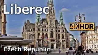 Walking Tour | Liberec | 4K HDR