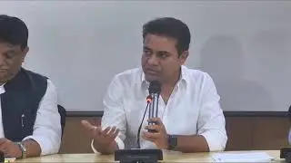 Live | Minister KTR addressing the media at a press conference at CDMA office in Hyderabad