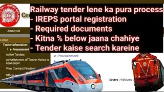 IREPS portal registration- Tender kaise search kare || IREPS Registration|| Documents Required||