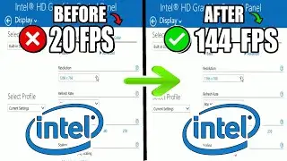 BEST INTEL HD GRAPHICS Settings (2023)🔥 | INTEL Settings for GAMING✔️