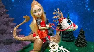 Dragon Games Ever After High Apple White Doll & Braebyrn Dragon