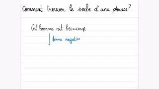 Comment trouver le verbe dans une phrase ?