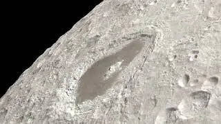 Apollo 13 view of moon in 4k