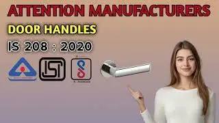BIS Certification for Door Handles under IS 208:2020