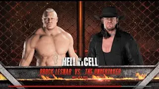 Brock Lesnar Vs The Undertaker Hell In A Cell 2015 Full Match I WWE2K18 PC Gameplay.