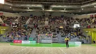 Ambiente en el primero lleno del Olivo Arena en un partido de Liga regular (12.03.2023)