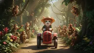 Cute Cat&rsquo;s Wonderful Day 🚜🐱 | Happy Farm Story for Kids