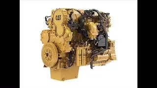 Caterpillar C18 Diesel Engine idling for 10 hours