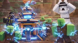 Nova torre TESLA!!!! No Tower defense simulador!!!! 