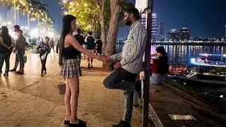 Cambodia 2026 Night Walk 🌃  Phnom Penh Riverside Evening Vibes