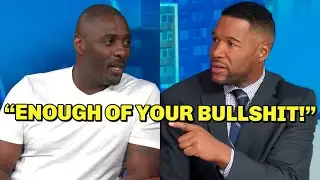 Idris Elba STORMS OFF of Good Morning America  LIVE After Fiery Clash with Michael Strahan