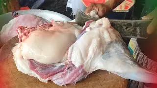 Amazing Original Fresh Mutton Cutting Skills Shop In Bangladesh | Goat Meat Cutting Skills |