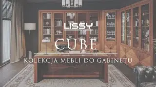 Klasyczne meble gabinetowe CUBE z nowoczesnymi detalami - Lissy Polski Producent Mebli Premium