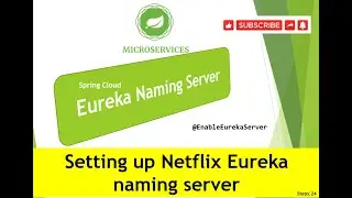 Step 24 . Setting up  Netflix Eureka Naming Server