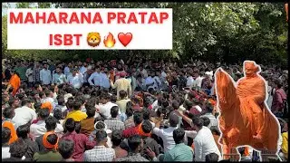 Maharana Pratap ISBT Kashmere Gate 🔥🚩|| Shivam Raghav || Rajput Ekta Zindabad 🦁❤️ ( Vlog-301 )