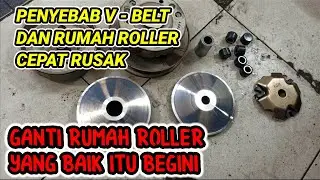 INI BARU BENAR ‼️‼️GANTI RUMAH ROLLER BIAR V BELT AWET