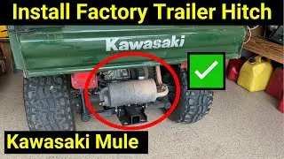 Kawasaki Mule SX ● Установка заводского фаркопа на 4x4 SX FI