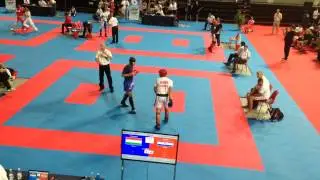 Junior WC Rimini 2014. Kick-light -74kg B&aacute;rdosi-Krsnik