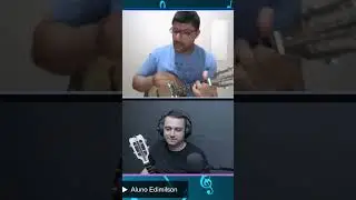 Tocando Malandro no Cavaquinho o Aluno da Mentoria com Professor Daniel Martins