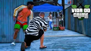 GTA V - VIDA DO CRIME | BAILÃO NA FAVELA TERMINA EM TIROTEIO - #107