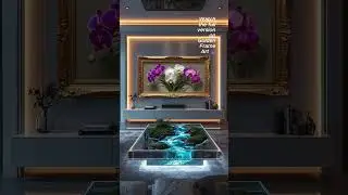 💜 Orchid Elegance  Golden Frame Art TV  4K Relaxing Floral Ambience ✨