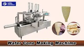 Fish Cone Ice Cream Wafer Cup Making Machine|Ice Cream Fish Taiyaki Wafer Cone Making Machine