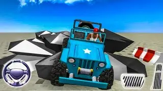 Extreme Jeep Parking Challenge on Narrow Track | Skill Based Driving Gameplay