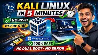 ✅How to Install Kali Linux in VirtualBox (2026) – Step-by-Step for Beginners
