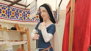 MEDIEVAL SEWING PARTY, EPISODE 98: HANDSEWING A 15TH C. GOWN