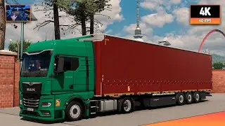 MAN TGX TG3 510 | Venice - Turin | ETS2 1.57 4K Gameplay + Wheel Cam