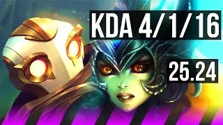 BLITZCRANK & Lucian vs NAMI & Jinx (SUP) | Good KDA: 4/1/16 | EUW Diamond | 25.24