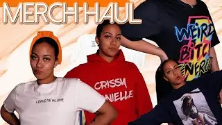 MERCH COLLECTION: Try-on Haul with MY Merch! | Crissy Danielle