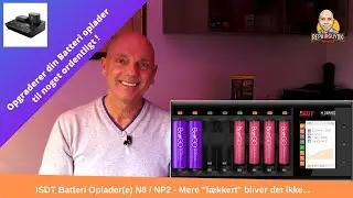 ISDT N8 / 8 Ports intelligent AA/AAA Batteri oplader - Very Nice !
