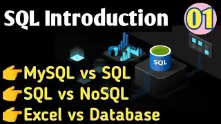 01 SQL Introduction | Complete basics with important differences between database and sql #mysql
