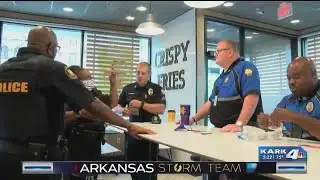 Little Rock police building community relations through 'Coffee with a Cop'