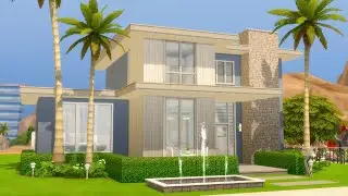 I built a base game vacation rental in The Sims 4