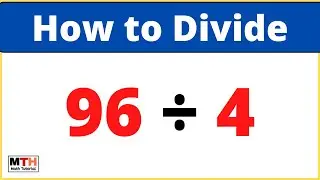 96 разделить на 4 (96&divide;4)