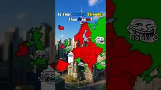 Is Your Country Stronger Than France? #europe #geography #country #map #mapping #france