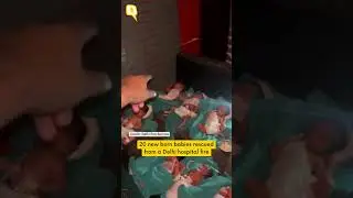 Viral Video | 20 New Born Babies Rescued From a Delhi Hospital Fire | #shorts