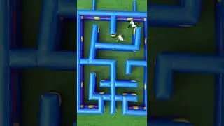 Customize the inflatable maze, invite your friends to explore together! #inflatable #maze #funny