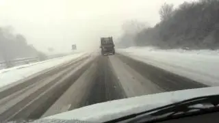 Driving in Snow, Denmark ... Io Amerò .. Eros Ramazzotti