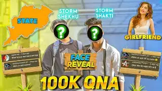 STORM BROTHERS FACE REVEAL? | 100K Special QNA Video| Inspiration @arrowgaming2| Voice=@Badge99ff ?